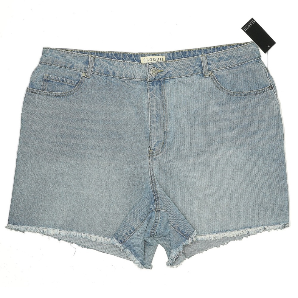 NWT Eloquii Light Blue Jean Shorts